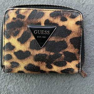 Guess Purse with leopard Pattern